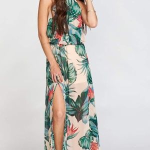 Show Me Your Mumu Palm Print Maxi Size Medium